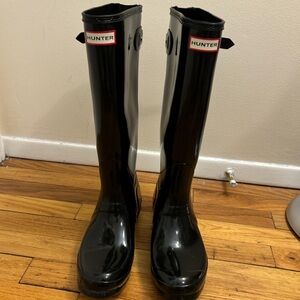 Adjustable Shiny Hunter Rainboots
